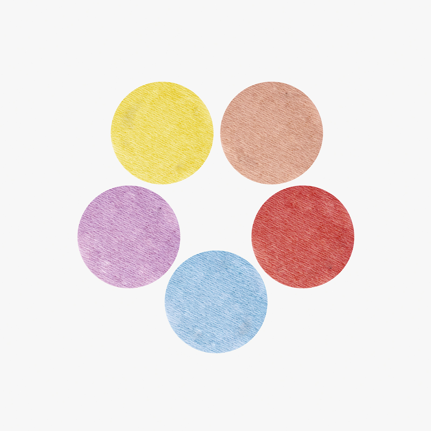 Colorful round Sun Patches UV reminder stickers in multiple shades