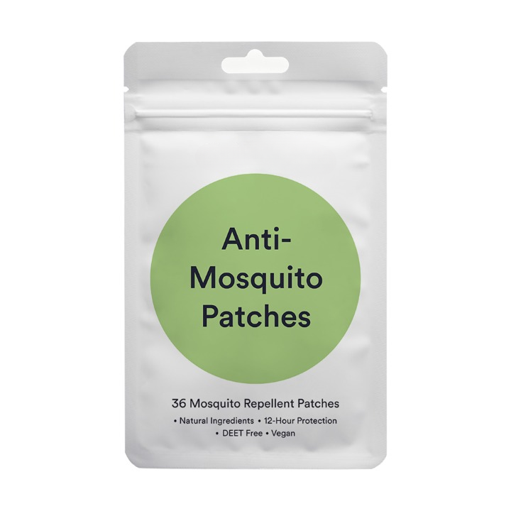 Anti-Mosquito Patches packaging with natural citronella formula